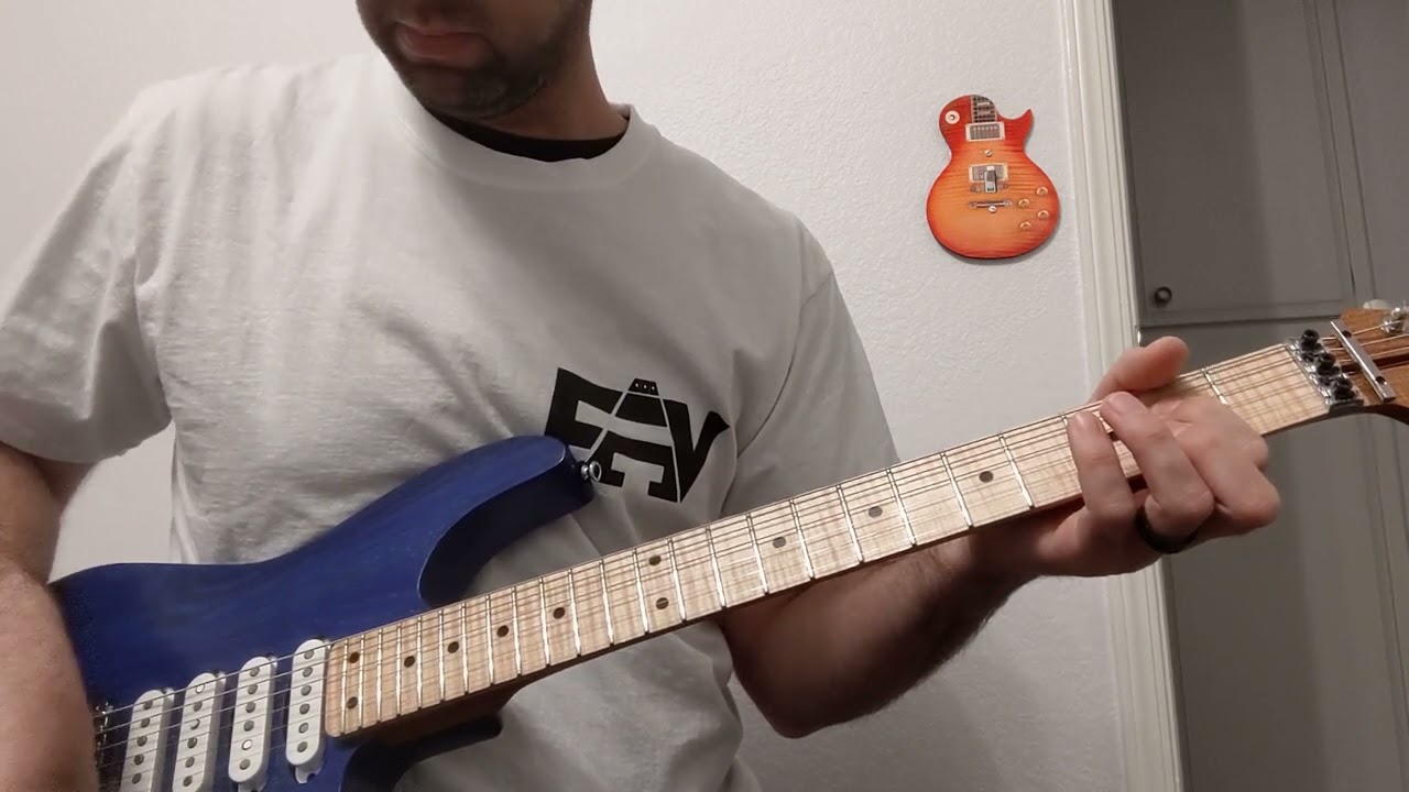 FAV guitar. 4 single coil sound demo.
