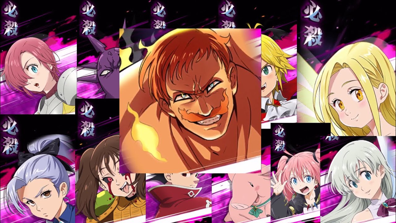 【グラクロ】必殺技・合技特集！PART15 新キャラ・新ボス エスカノール,エレイン,リズ,ディアンヌ,ゼルドリスなどなど… 七つの大罪 光と闇の交戦 グランドクロス
