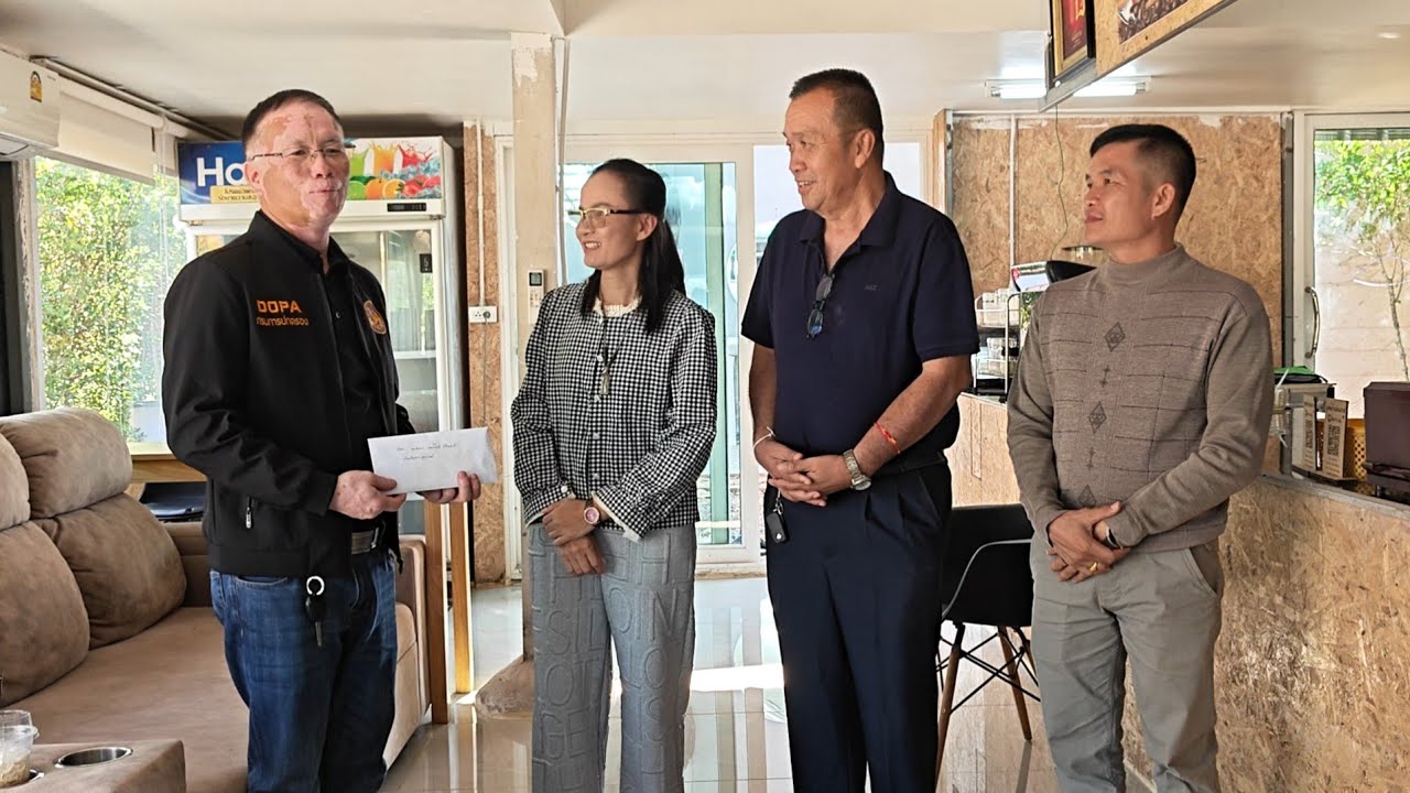 ประธานสภาวัฒนธรรมมาเชิญป้าแต๋นและยูทูป ร่วมงานบุญเบิกฟ้าเดือน 3