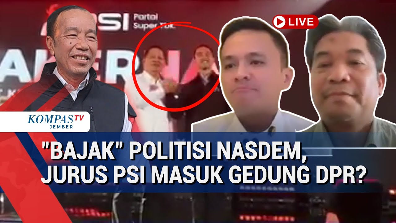 PSI Buka Suara soal Isu Tudingan Bajak 3 Politisi NasDem, Dampaknya Bisa ke Suara Rakyat 2029?
