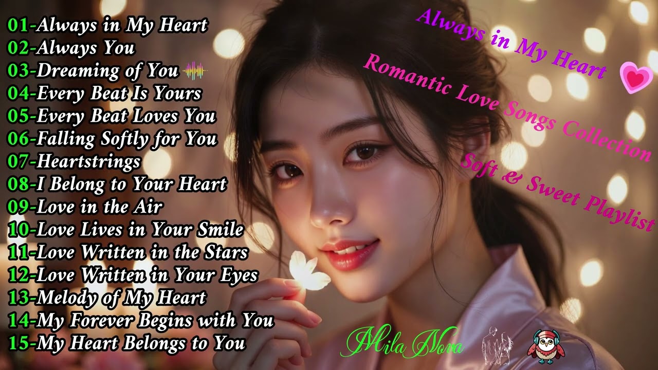 Always in My Heart 💗| Romantic Love Songs Collection | Soft & Sweet Playlist