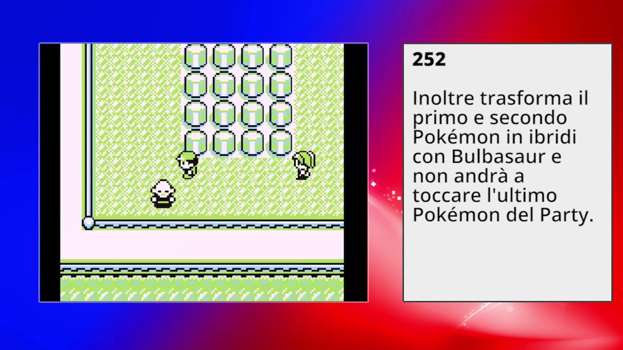 Pokémon Rosso - Lo ZZaZZ glitch nelle edizioni Italiane