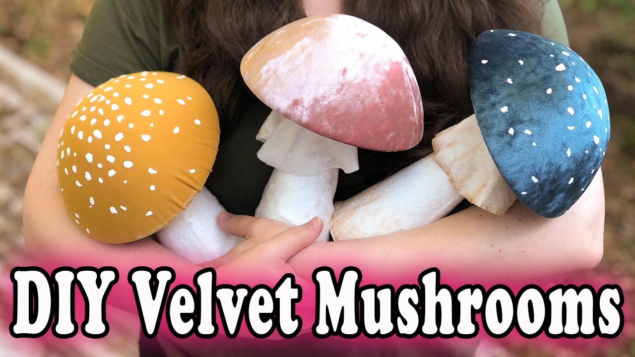 Giant Velvet Mushrooms DIY/Craft Tutorial