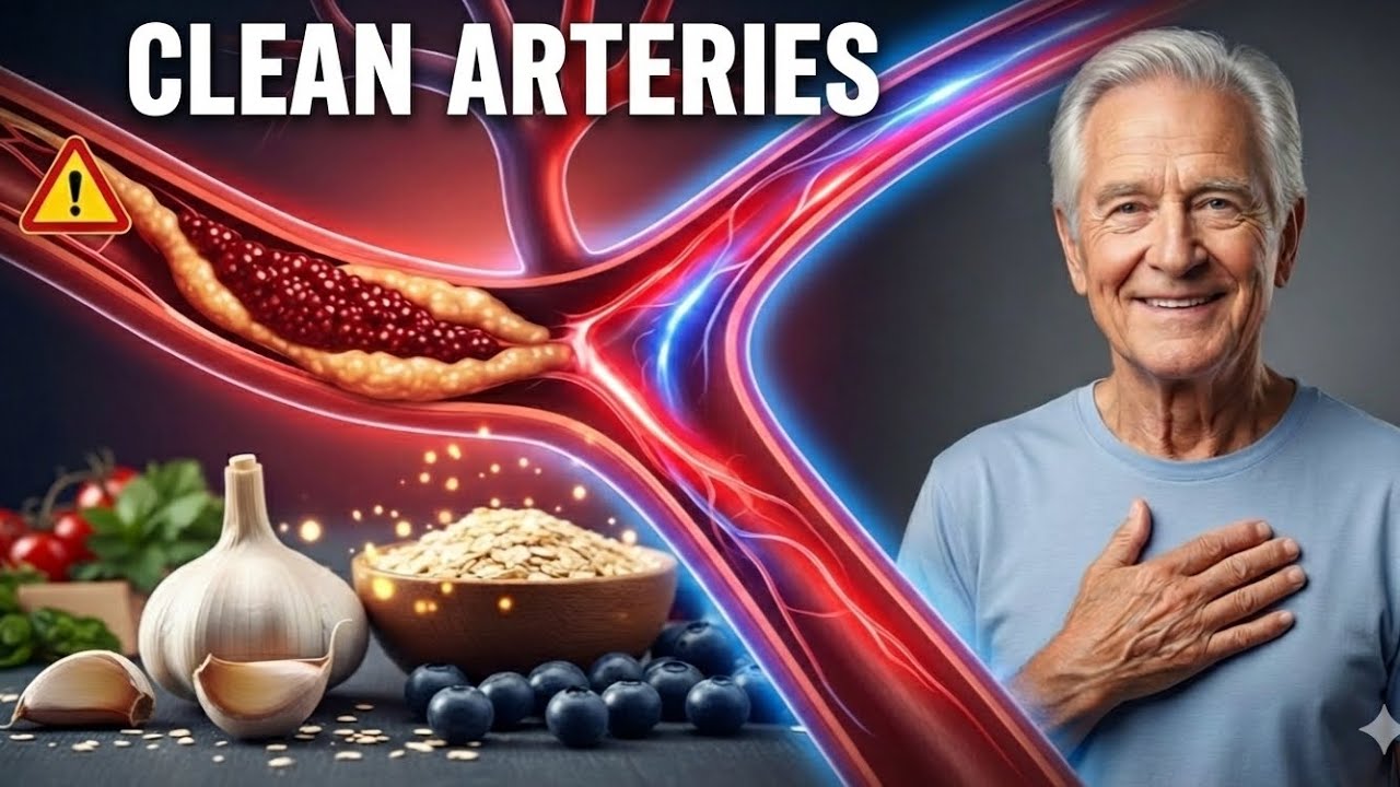 Over 60? 7 Foods That Clean Your Arteries Naturally[Senior Health Tips