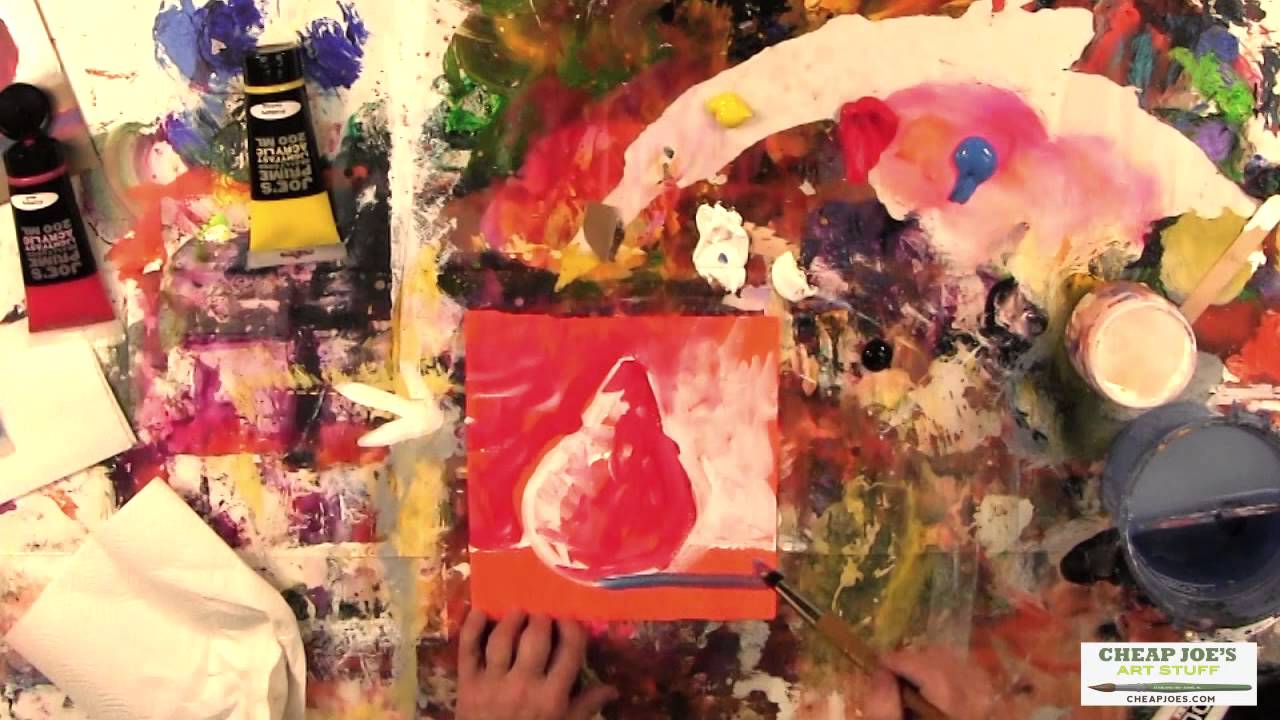 How To Paint a Pear Quick and Easy with Robert Burridge