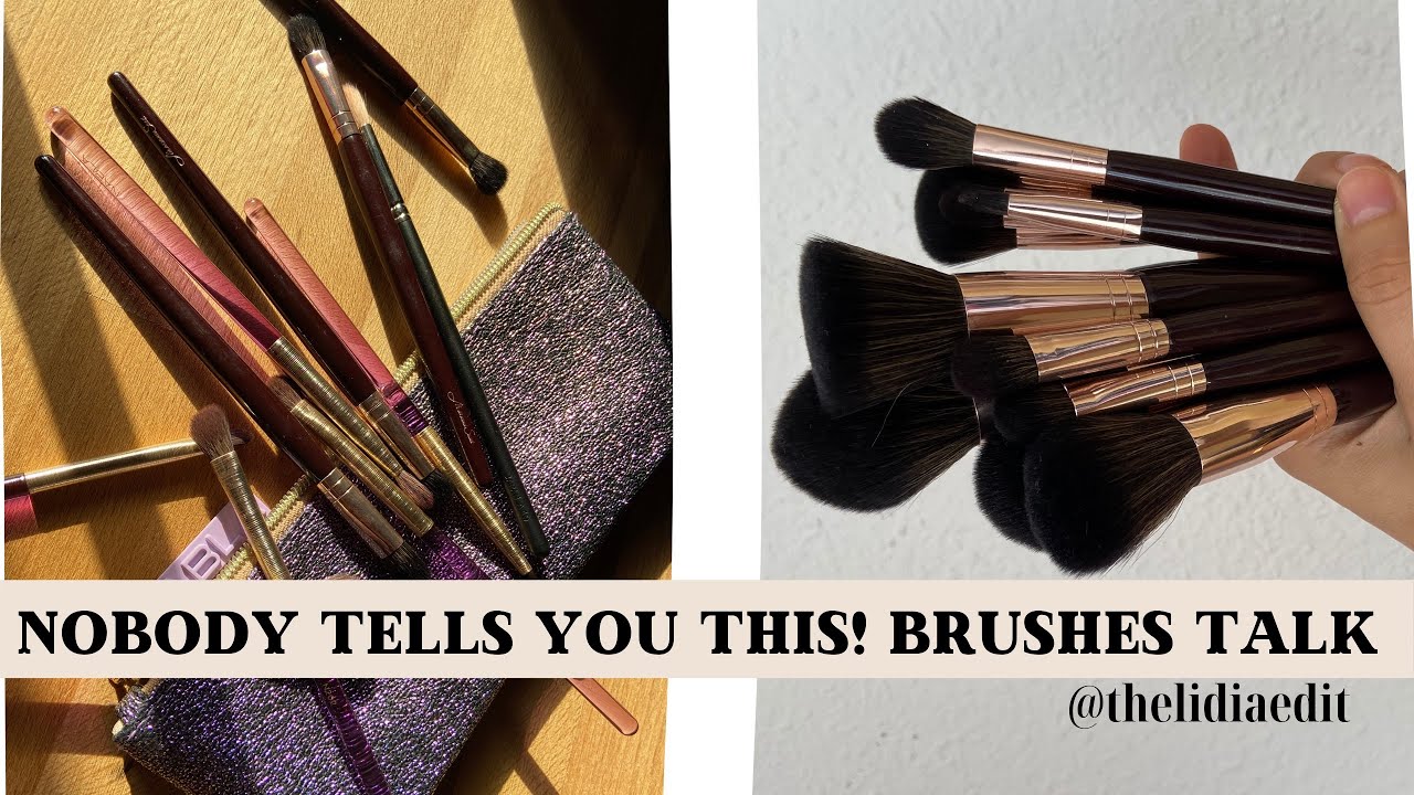 MAKE UP BRUSHES YOU NEED | makeup for deep set eyes | THELIDIAEDIT