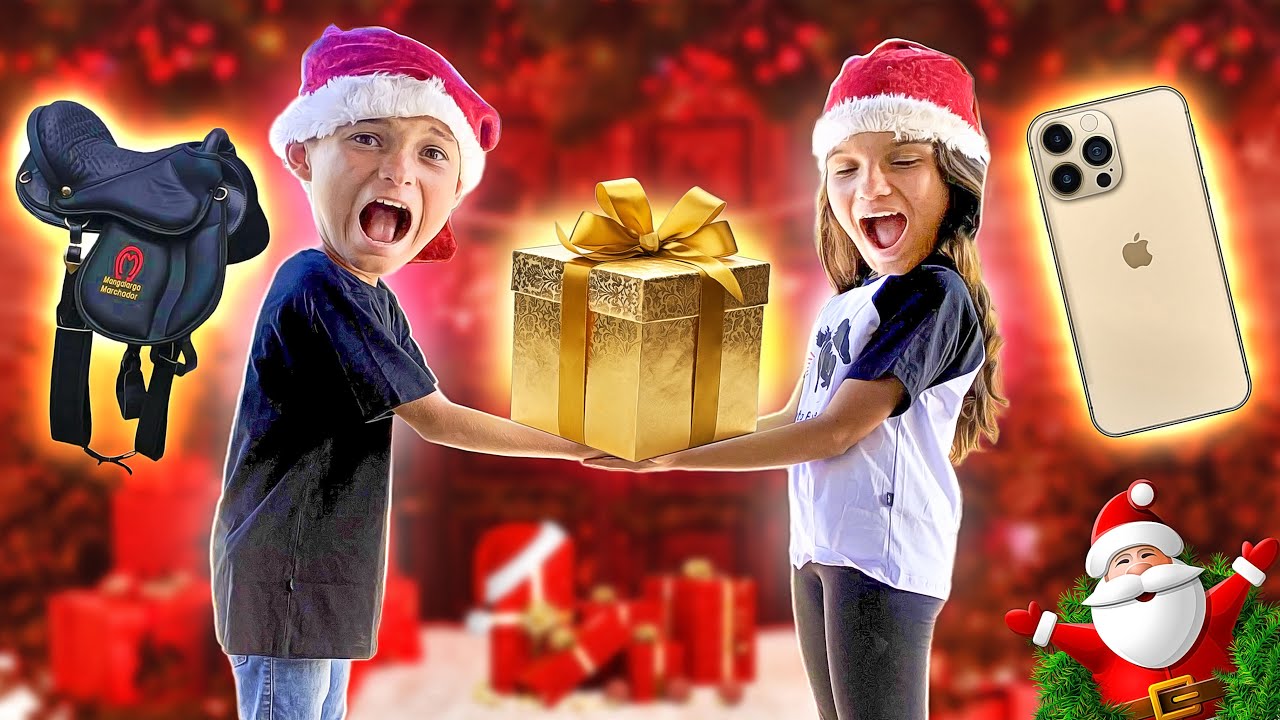 PRESENTE de NATAL para os PEÃO ABEIA * Iphone ou Sela ?