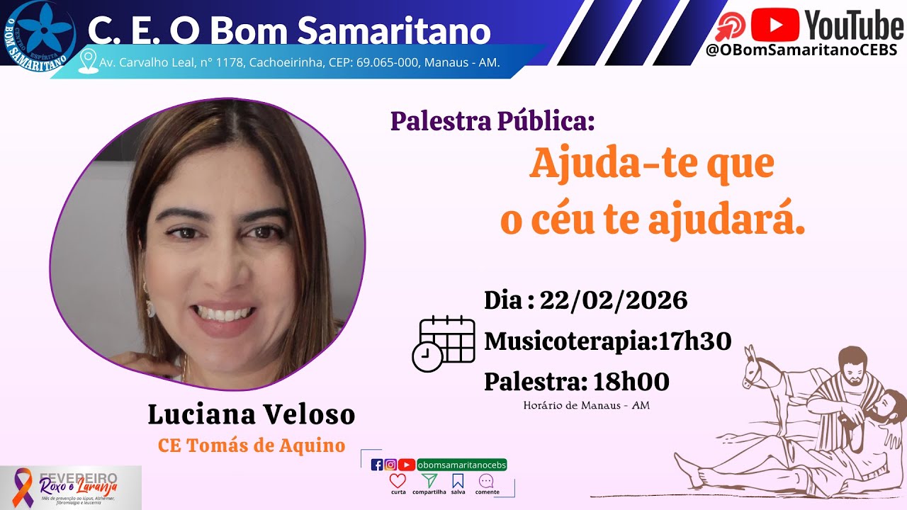 Ajuda-te que o Céu te ajudará.  – Luciana Velozo