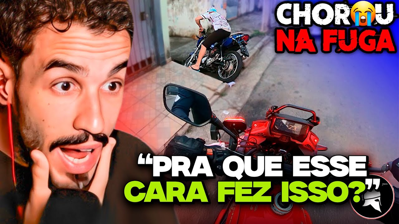 DEU TUDO ERRADO NESSA FUGA! ENQUADROS DE MOTO EP. 101 | REACT XRACING