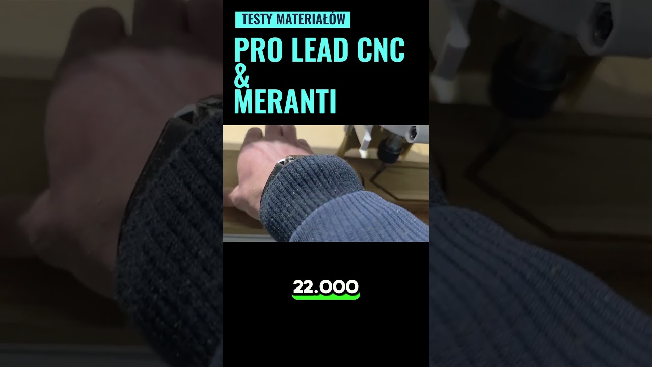 Czy CNC LEAD PRO da radę z egzotycznym drewnem Meranti? 🔥 [Test frezowania]