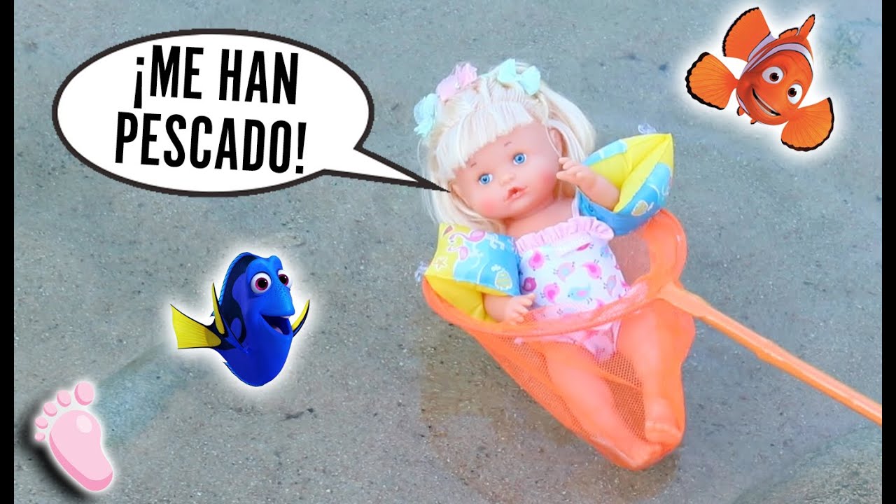 NOA Y NOÉ: Aventura en el río 😂 La bebé Noa se cae al agua y su mamá la pesca 👏 Juegos en el agua