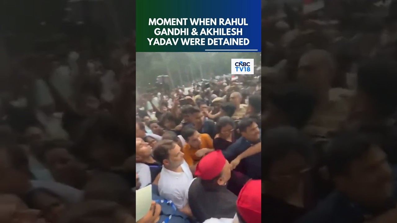 DRAMATIC: Rahul Gandhi and Akhilesh Yadav Detained After Congress Protest Outside PM's House | N18S