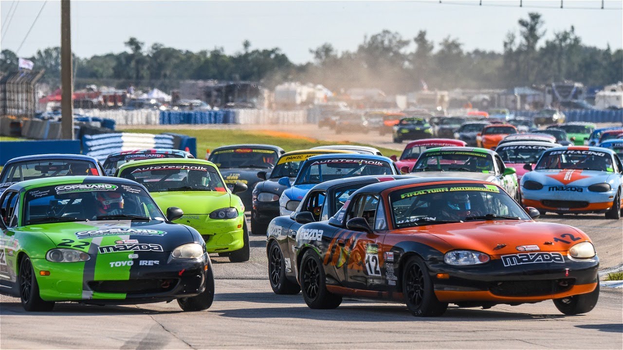 Sebring Spec Miata Turkey Trot Top 5 in crazy 70 car field!