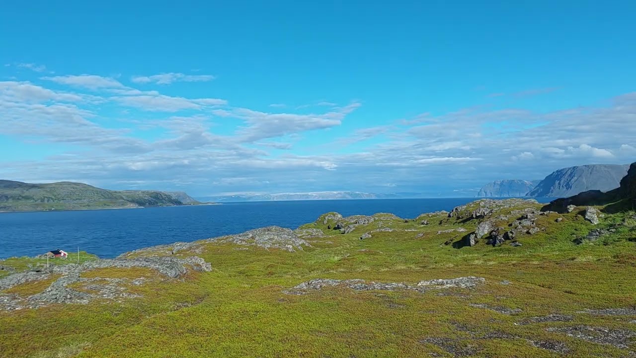 Norra, pilved ivarsfjordis lendavad