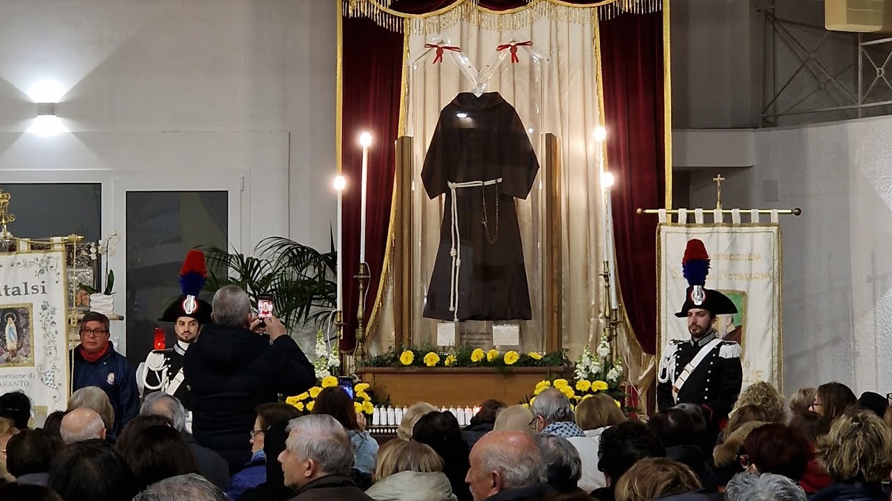 Il saio delle Stimmate di Padre Pio a Grottaglie - 24/02/2023