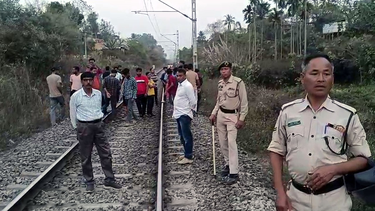 Tragic Rail Fatality: Unidentified Man Crushed by Silchar-Agartala Train
