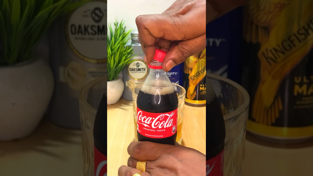 Vat 69 With Coke 60 ML Peg #whiskey #coke #shorts #ytshorts #youtubeshorts #asmr