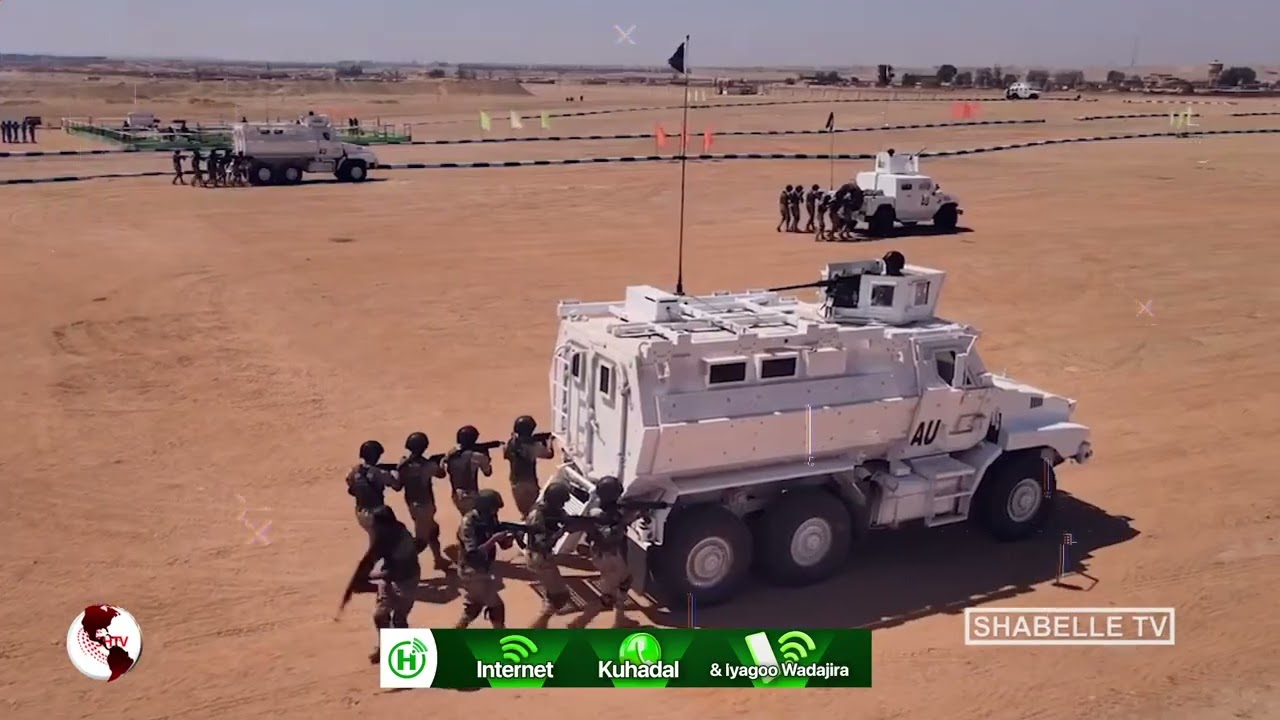 МВ Хасан Шейх присутствовал при проведении египетских военных учений в Сомали.