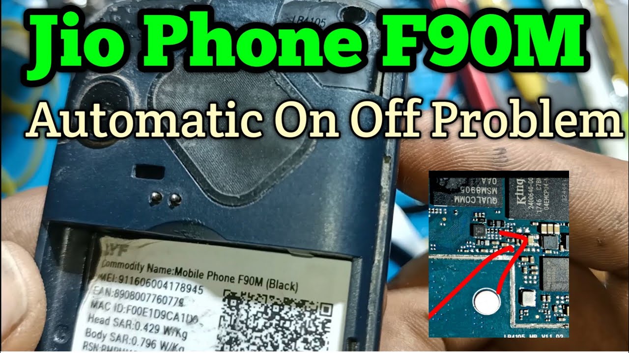 Jio F90M Automatic On Off Problem | 1000% Solved | Watch Complete Video #Mobile_Repairing_Expert