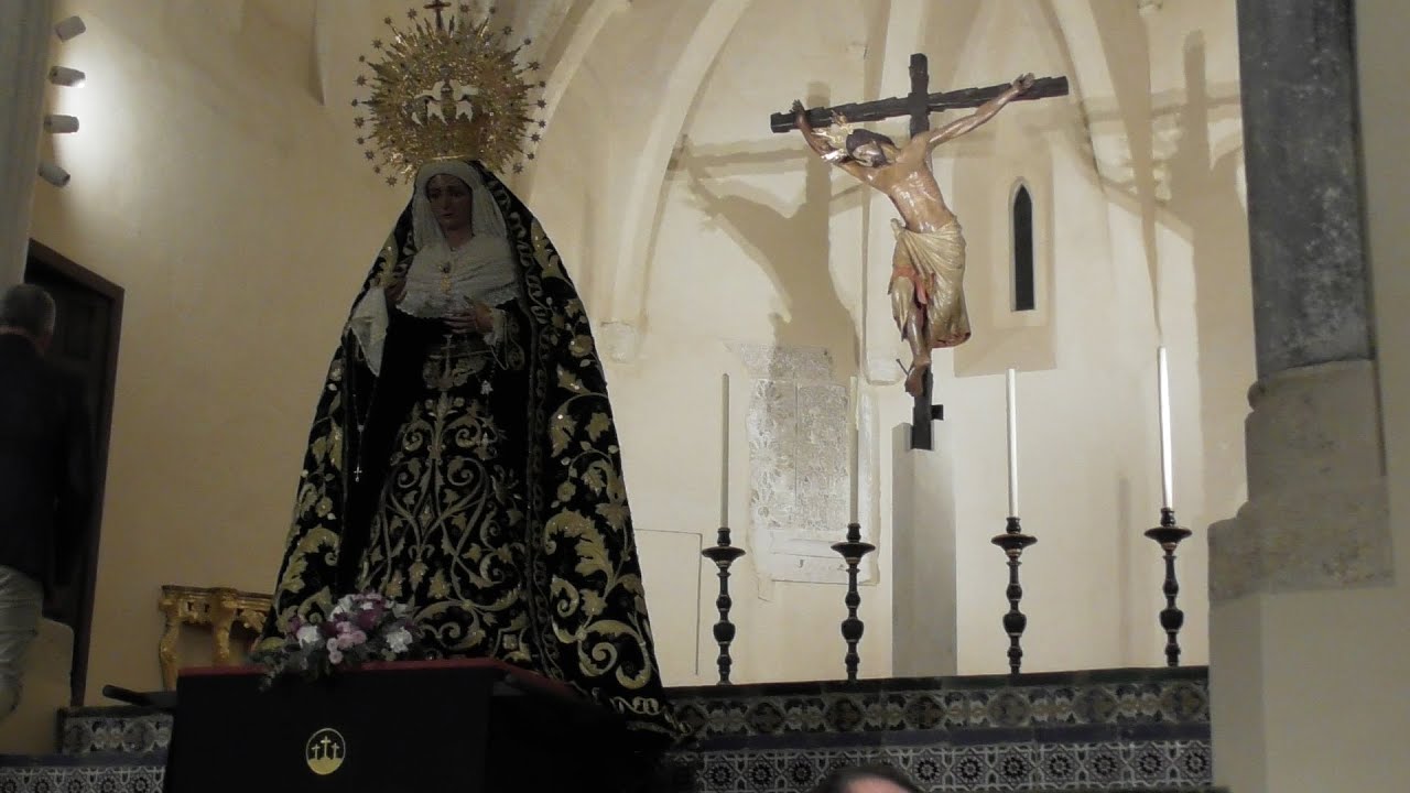 Traslado Mª Stma. de las Angustias a San Pedro. Sanlúcar la Mayor.22/03/2025.
