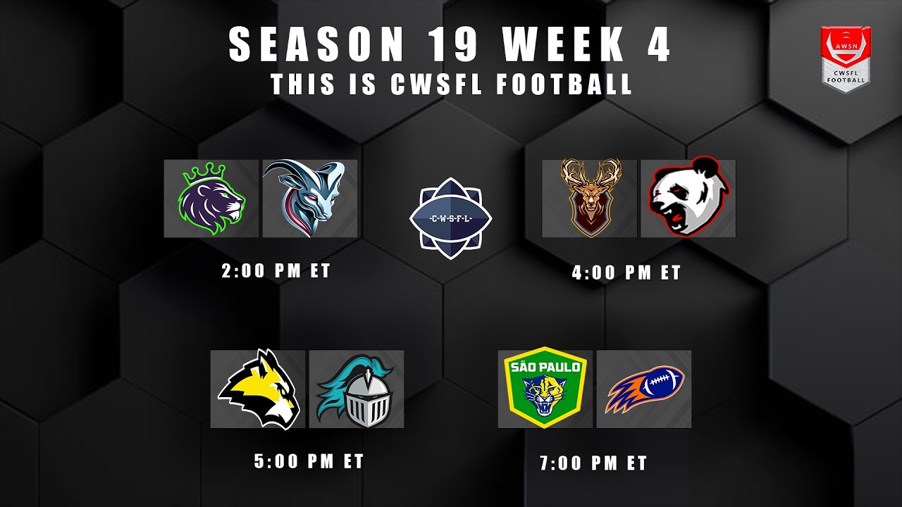 CWSFL |  Season 19 Week 4 | Vancouver @ Berlin
