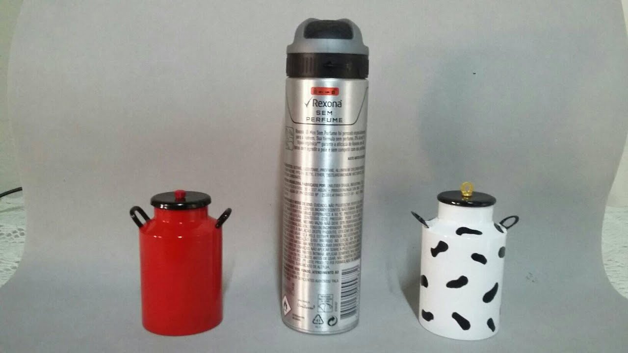 Mini Tonel de Leite Feito de Embalagem de Desodorante
