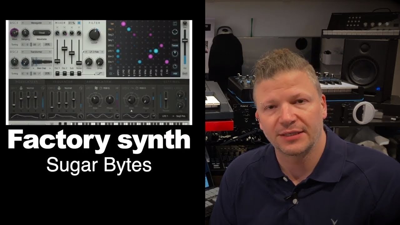 Sugar Bytes Factory iPad synth - A powerful modular iOS soft synth.