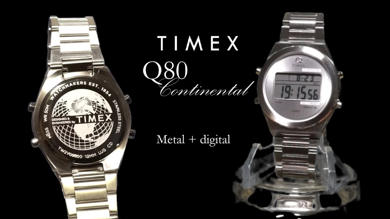 Full Metal Digital Timex Q80 Continental Watch Review