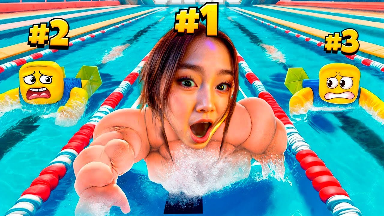 МЕН ТРЕНИРОВКА ЖАСАП, ЖҮЗУДЕН ЧЕМПИОНКА БОЛДЫМ! ДЕНЕМ КАЧОК БОЛЫП КЕТТІ 😱