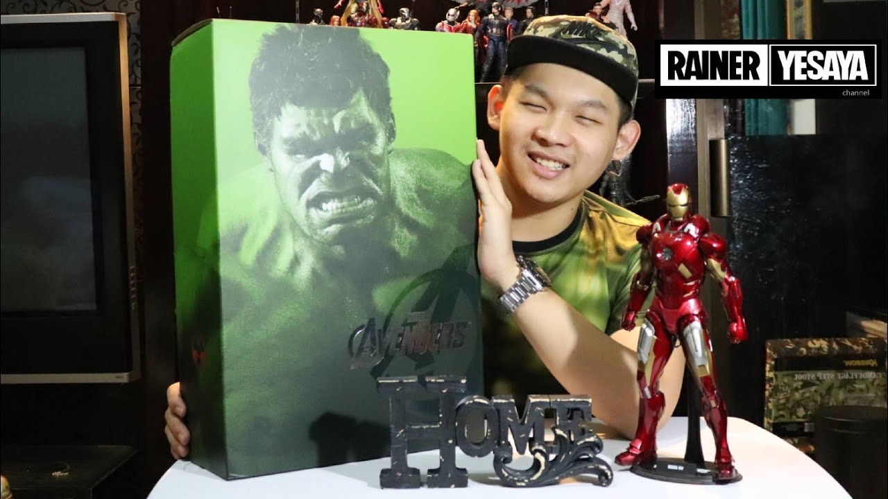 IJO..BADAN GEDHE..OTE-OTE..WOW!! NGUNBOXING HOT TOYS HULK - AVENGERS HULKY
