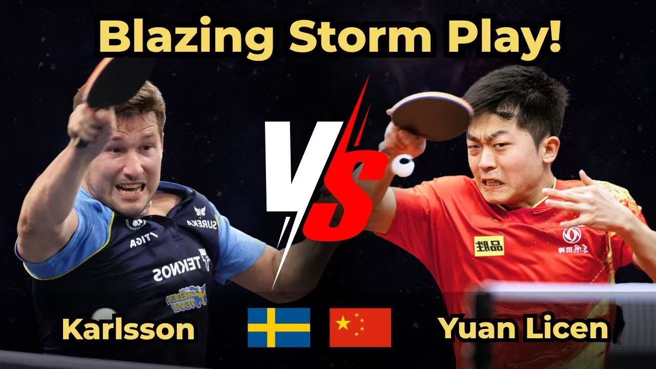 Blazing Storm Play!Absolutely Explosive!Kristian Karlsson vs Yuan Licen｜China Smash 2025