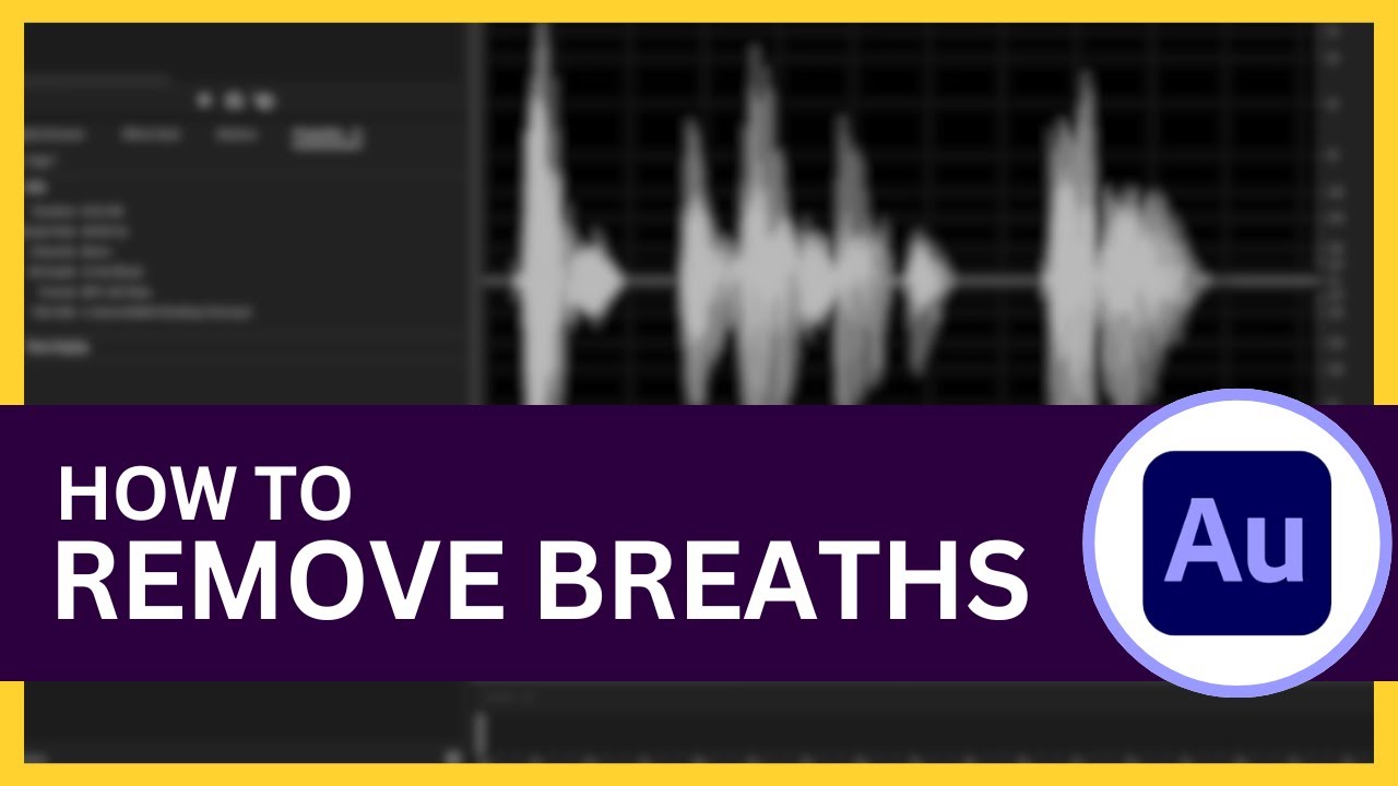 Как убрать дыхание в Adobe Audition