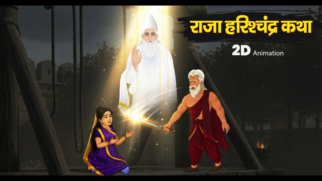 राजा हरिश्चंद्र की कथा | Kabir Sahib 2D Animation | 2D Divine Magic
