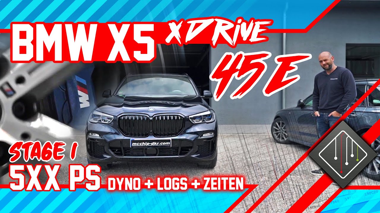 BMW X5 xDrive 45e G05 I Stage 1 | Chiptuning - Dyno - Logs - 100-200 km/h | mcchip-dkr