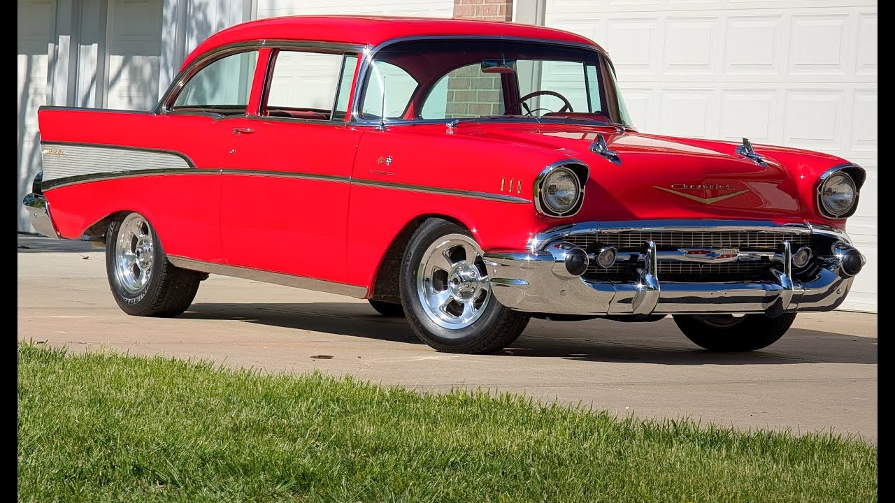 SOLD! Beautiful 1957 Chevy 2 Door Walk-around by KC Classic Cars