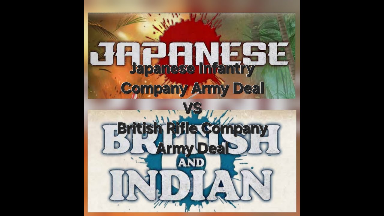 Flames of War Battle Report: Japanese Army Deal VS British Army Deal