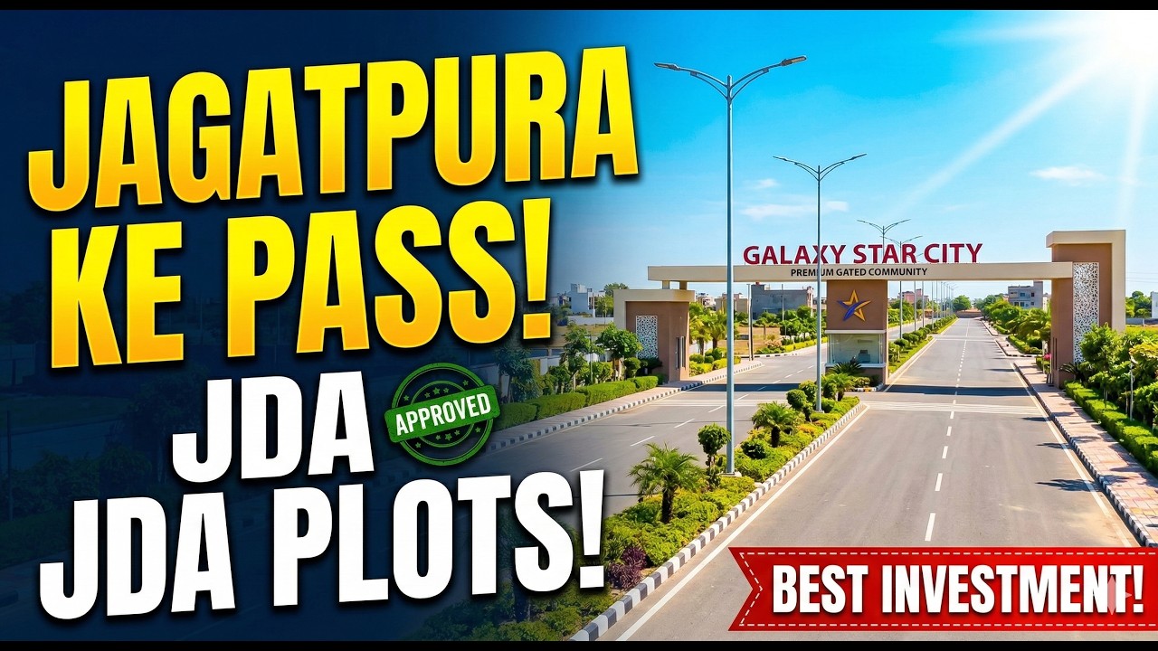 Luxury JDA Approved Property in Jaipur | Galaxy Star City | Near Goner Metro & Jagatpura 9571279881