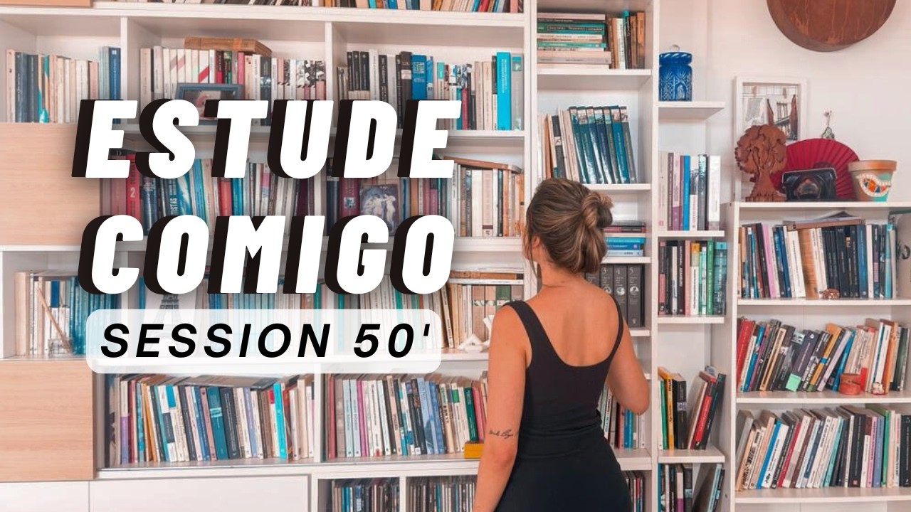 ESTUDE COMIGO POR 4 HORAS 🚀 Pomodoro 50/10 🧠 Foco e Produtividade