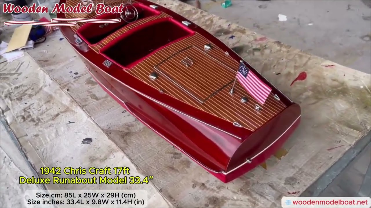 Chris Craft Boat Model Review &ndash; Stunning 1942 Deluxe Runabout Replica