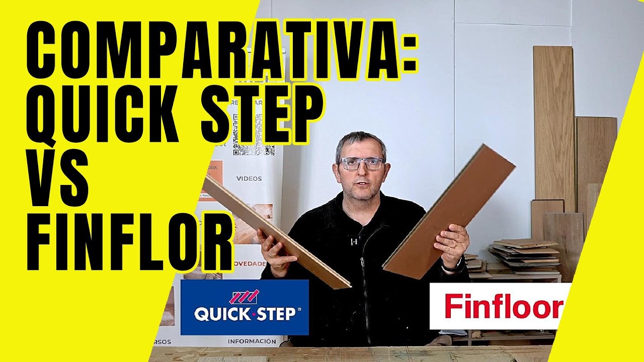 Comparatva suelos laminados:  Quick step contra Finfloor.
