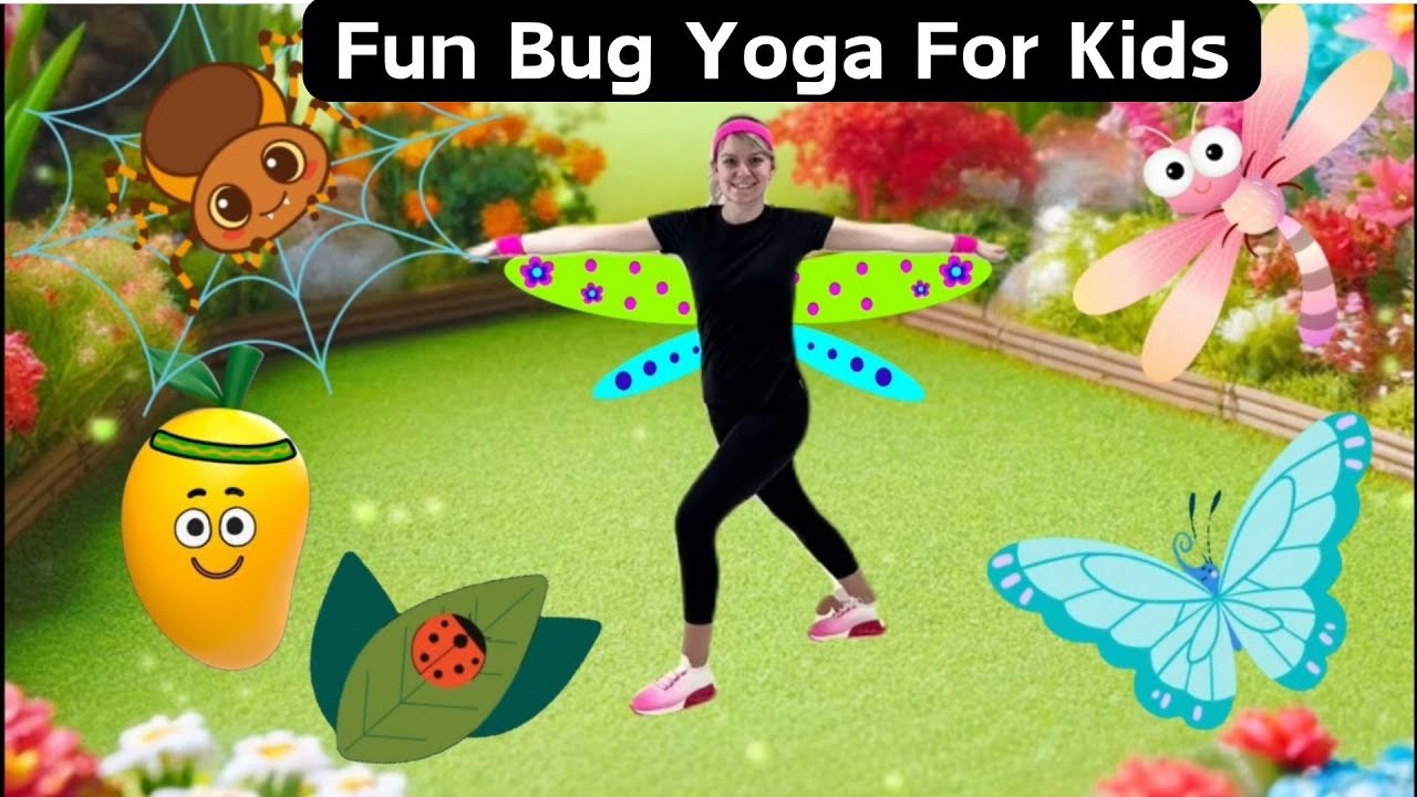 Fun Bug Yoga For Kids - With Coach Carrot Fitness