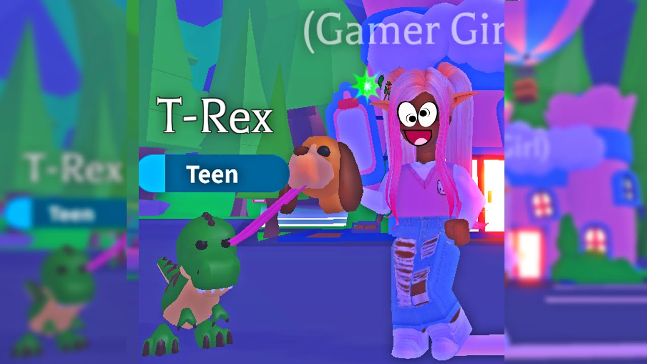Was it worth? Adopt Me Trading Lunar Gold Tiger _ T-rex Pet (Roblox) #shorts