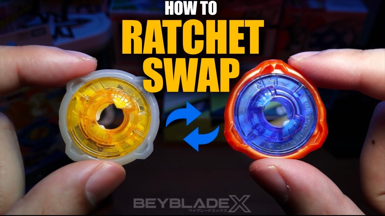 Как использовать функцию Ratchet Swap в Beyblade X