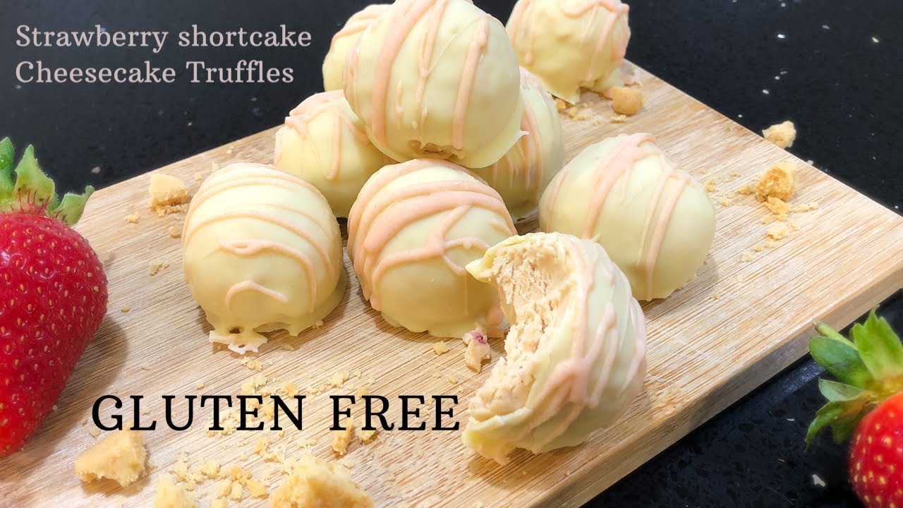The Best, Strawberry Shortcake Cheesecake gluten-free Truffles