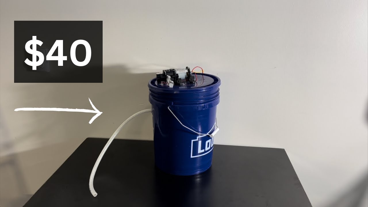 Building a Recirculating Water Aspirator Vacuum Pump Under $40