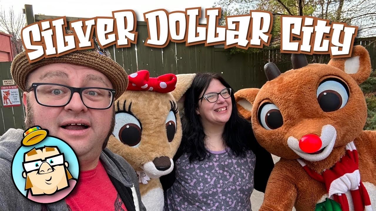 Silver Dollar City!  Last Ride on Fire in the Hole!  Unbelievable Christmas Lights! - Branson, MO