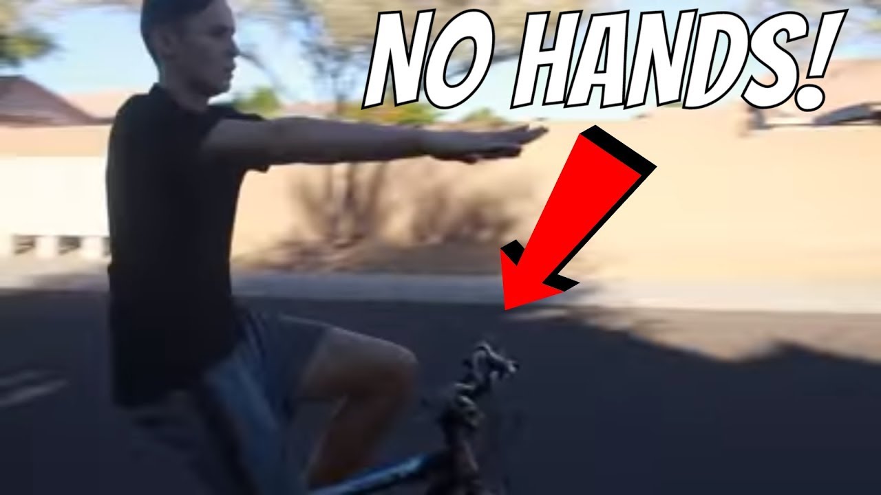 How To Ride A Bike With NO HANDS For Kids Or Beginners!