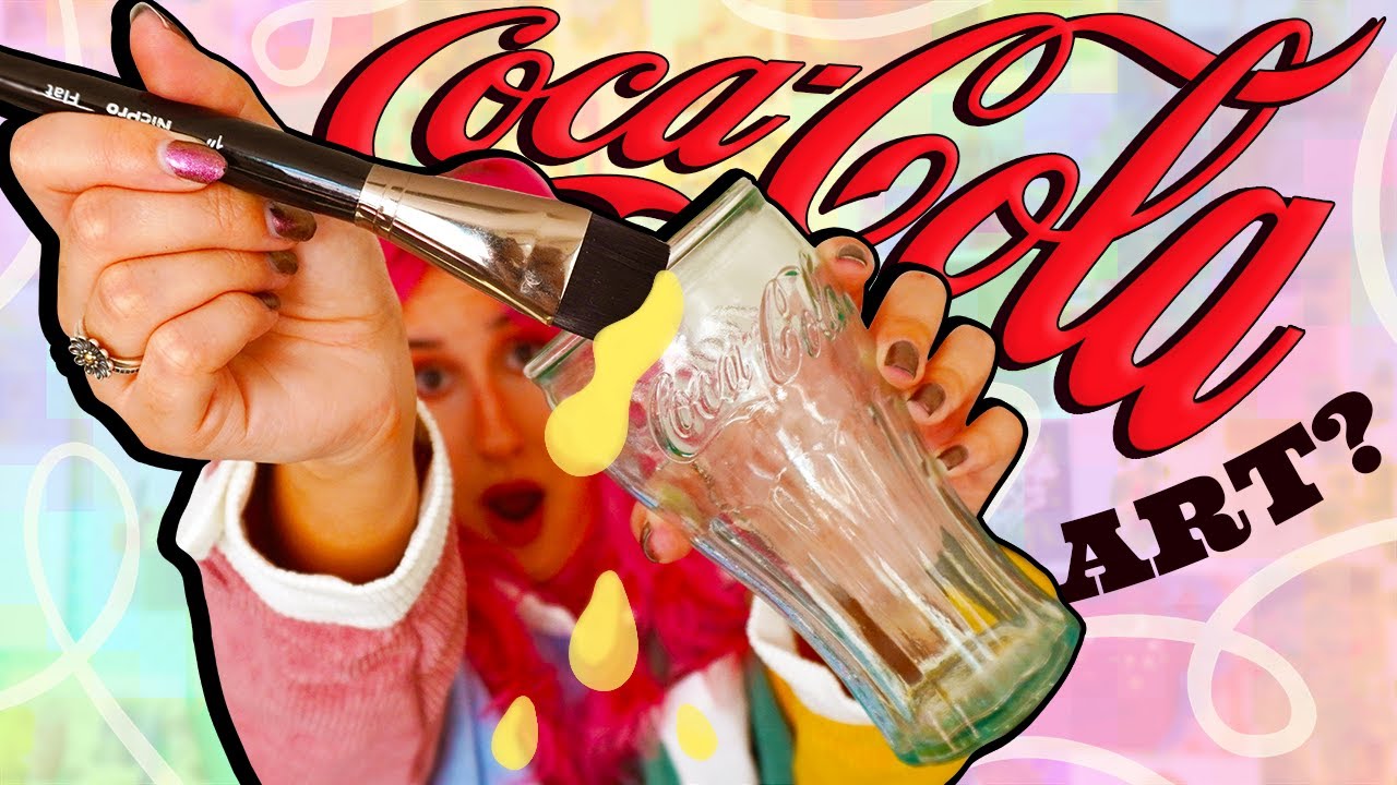 TRASH to TREASURE: Crazy Coca Cola Art Makeover *DIY fail?*