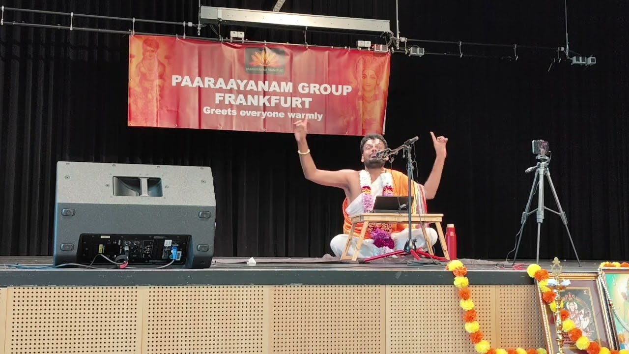 Discourse on Hanuman Chalisa by Dr. U.Ve. Venkatesh | Paaraayanam Frankfurt | Germany