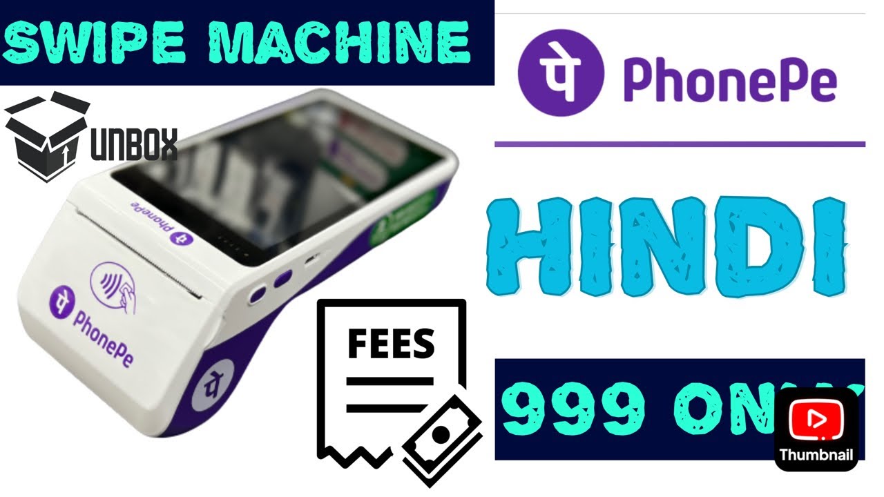 PhonePe Card Machine | Only 1000 Pos | All Charges explained